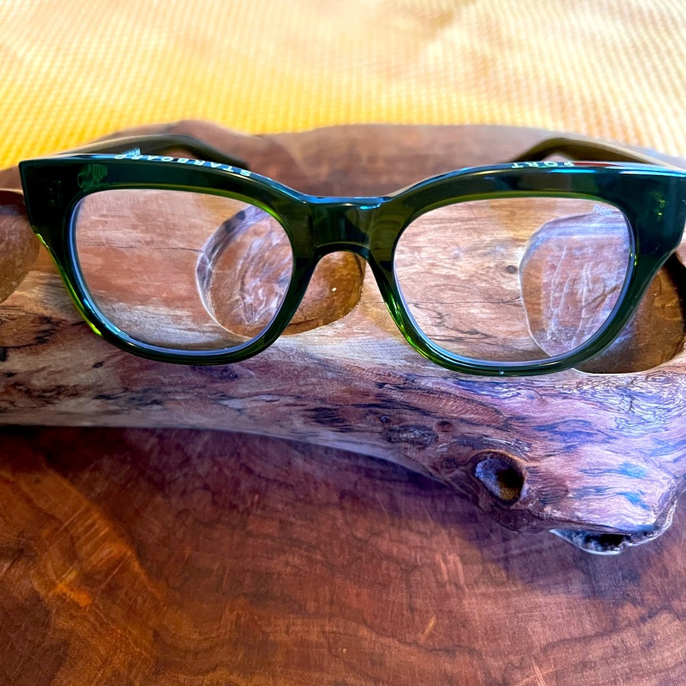 Stylish Caddis Miklos Dark Olive Green 1.5 Reader Eyeglass.